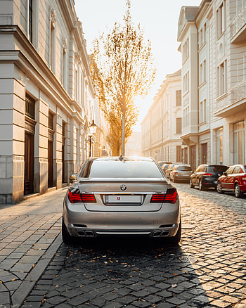 Bmw, Cars, Car, Grey, Back View, Rear View, Street HD phone wallpaper