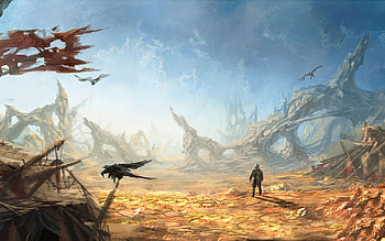 wasteland II, desert, sunny, tera, fantasy HD wallpaper
