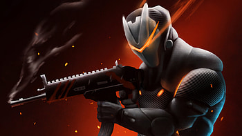 Omega With Rifle Fortnite Battle Royale, fortnite, games, 2018-games, ps-games HD wallpaper