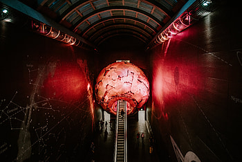 Interior, Building, Dark, Room, Premises, Planetarium HD wallpaper