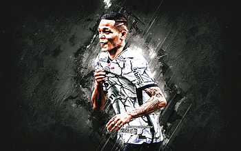 Adson, Corinthians, Brazilian Footballer, Adson Ferreira Soares, Gray Stone Background, Football, Serie A, Brazil HD wallpaper