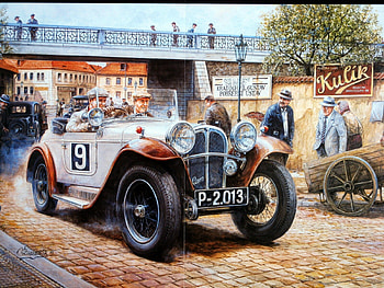 For Marianne, marianne, painting, car, race HD wallpaper