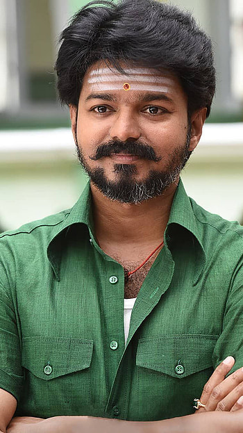 Vijay Mass, Simple Look Thalapathy HD phone wallpaper