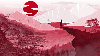 Way Of The Sun Minimalist , artist, artwork, digital-art, minimalism, minimalist, deviantart HD wallpaper