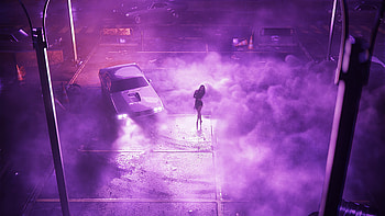 Car Drifting Girl Ballerina Synthwave , synthwave, drifting-cars, cars, artist, artwork, digital-art, ballerina, behance HD wallpaper