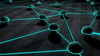 Preview 3d, balls, rendering, lines HD wallpaper