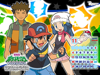 Pokemon Diamond & Pearl, ash, pikachu, turtwig, brock, anime, pokeball, piplup, don, pokemon HD wallpaper