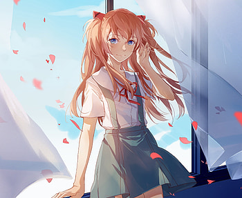 Blonde, Asuka Langley soryu, Evangelion HD wallpaper