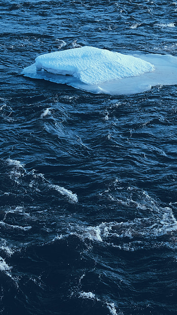 Nature, Water, Ice, Waves, Snow, Ice Floe HD phone wallpaper