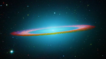 Colorful Galaxy, GALAXIES, COLOR, COSMOS, SPACE HD wallpaper
