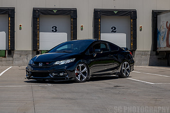 Honda Civic, Honda Civic, black car HD wallpaper