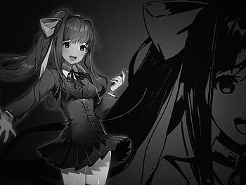 Doki Doki Literature Club!, Video Game, Monika (Doki Doki Literature Club!) HD wallpaper