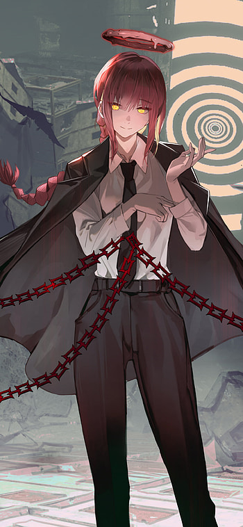 Makima’s Hypnotic Chainsaw Man Anime , Makima (Chainsaw Man), Anime, Chainsaw Man HD phone wallpaper