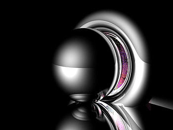 Black Orb, cgi, abstract, 3d, art HD wallpaper