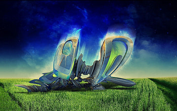 Abstract, Sky, Field, Construction, Design, Style, Figure HD wallpaper