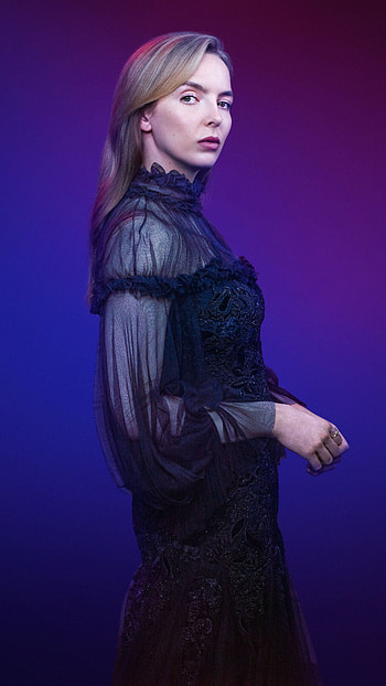 Jodie Comer, hollywood actress, model, cute HD phone wallpaper