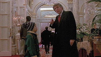 Home Alone 2, Donald Trump reference, Memorable scene, Political connection HD wallpaper