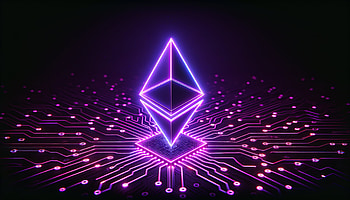 Ethereum Neon Glow, Ethereum, cryptocurrency, Blockchain, Digital Art, technology HD wallpaper