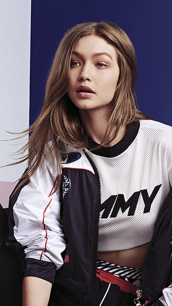 Gigi Hadid, Tommy Hilfiger campaign, Ultra , Mobile HD phone wallpaper