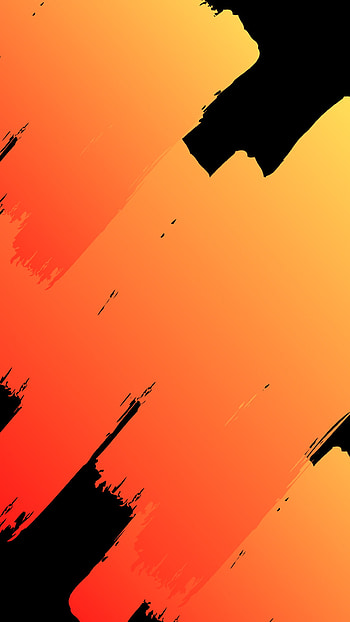 orange, atmosphere, sky, hit, daily, black HD phone wallpaper