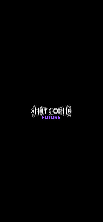 Black, amoled, purple, text HD phone wallpaper