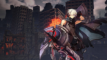 God Eater (TV series), Anime action, Intense battles, Post-apocalyptic world HD wallpaper
