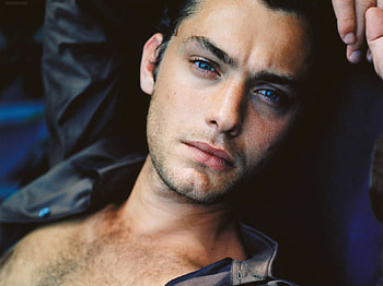 Jude Law, actor, face, man HD wallpaper