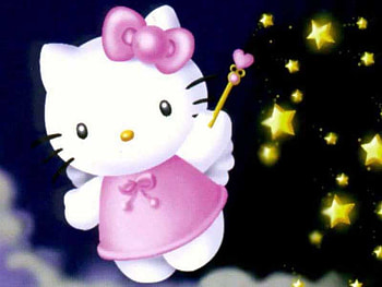 Hello Kitty, stars, kitty HD wallpaper