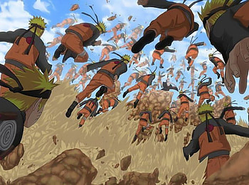 Kage Bunshin No Jutsu, naruto, shodow clones, anime HD wallpaper
