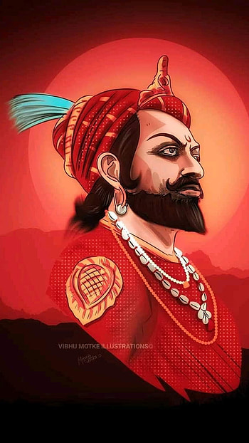 Shivaji Maharaj, Maratha King, Painting HD phone wallpaper