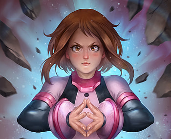 Beautiful, anime girl, my hero academia HD wallpaper