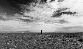 Nature, Sky, Field, Bw, Chb, Human, Person HD wallpaper