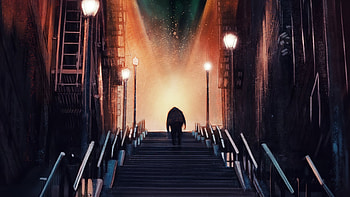 Joker Stair Walk , joker-movie, joker, superheroes, supervillain HD wallpaper