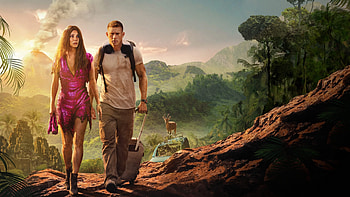 The Lost City (2022) (Movies), Adventurous escapade, Tropical paradise, Hidden treasure HD wallpaper