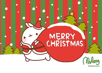 In the meantime, why not make your computer festive and cute with some Molang . HD wallpaper