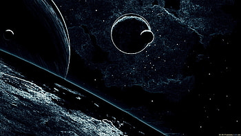 Sci Fi - Abstract Planet Moon Sci Fi Space HD wallpaper