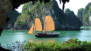 Peaceful Cruise, cruiser, cruise, sea, boat, ship, sails, water HD wallpaper