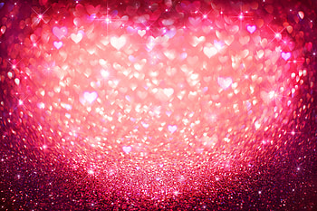 Hearts, glitters, shining, abstract HD wallpaper