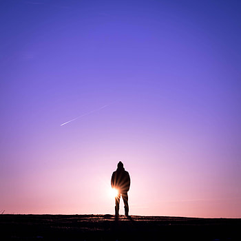 Sunset, Sun, Miscellanea, Miscellaneous, Beams, Rays, Loneliness, Alone, Lonely HD phone wallpaper