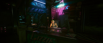Cyberpunk 2077 : Inside Lizzie's Bar, video game, Cyberpunk 2077 HD wallpaper