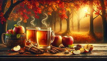 Autumn Apple Cider, cider, apple cider, Autumn, fall leaves HD wallpaper