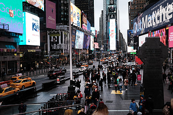 Times Square, Travels, Manhole explosion, Panic HD wallpaper