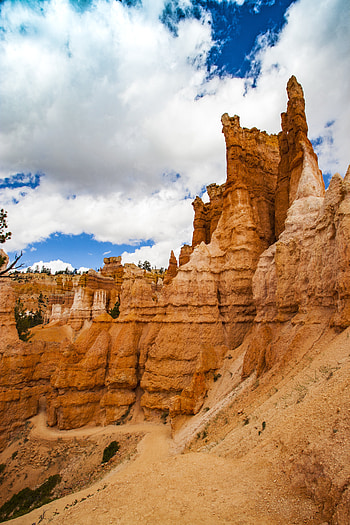Nature, Sky, Clouds, Canyon, Rocks HD phone wallpaper