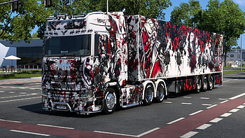 Euro Truck Simulator 2 Scania Demon Truck, Euro Truck Simulator 2, Truck, Scania HD wallpaper