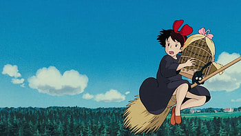 Kiki's Delivery Service, Cute witch, Kiki and Jiji, Captivating storyline HD wallpaper