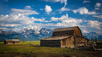 Wooden barn, United States, U HD wallpaper