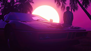Thinking About Sleepless Nights , synthwave, retrowave, artist, artwork, digital-art HD wallpaper