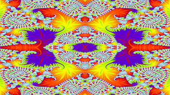 Trippy Psychedelic Fractal, trippy, psychedelic, aesthetic, Abstract, fractal HD wallpaper