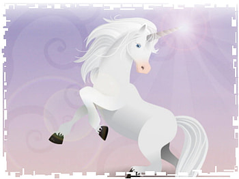 The Unicorn, horse, white, animated, abstract, fantasy, horn, unicorn, cool HD wallpaper