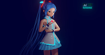 March, Hatsune Miku HD wallpaper
